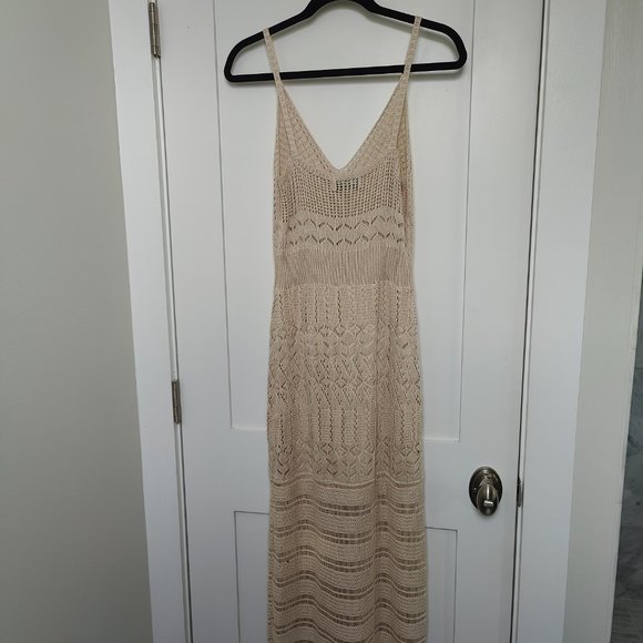 NWT The Post Tan Midi Dress Size Large - Picture 2 of 7